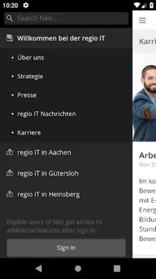 neo bei regio iT android App screenshot 4